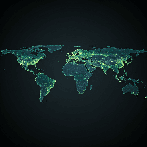 Network density world map